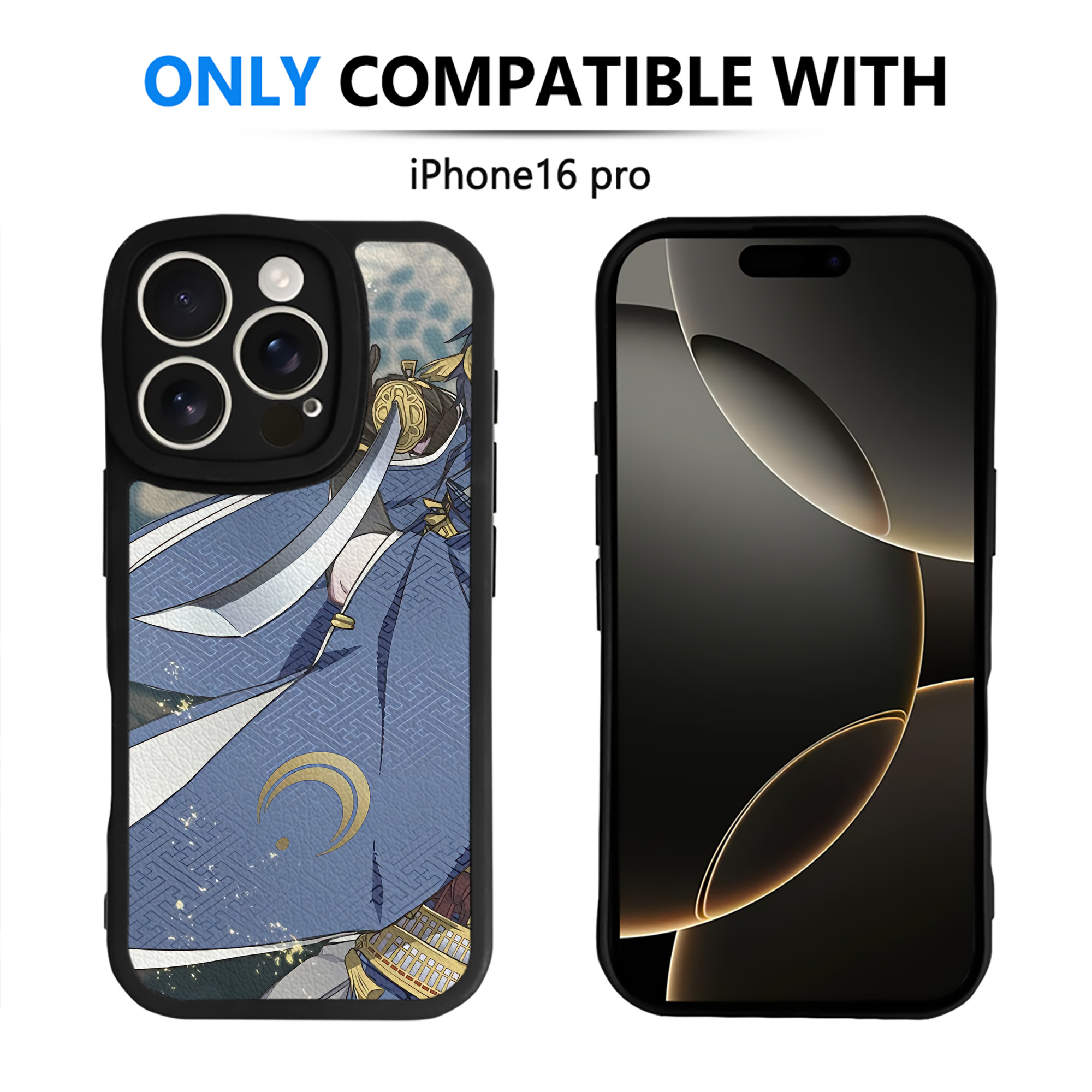 （画像用） 刀剣乱舞 Touken Ranbu 【iPhone 16シリーズ対応】シリコンスマホケース（レザー調） 材質：シリコン